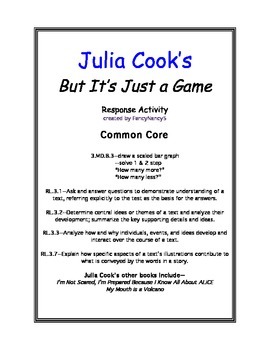 Preview of Julia Cook But It's Just a Game