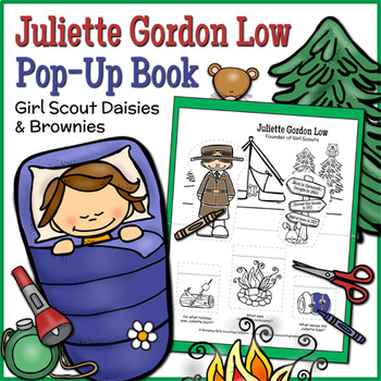 Preview of Juliette Gordon Low Pop-Up Book - Girl Scout Daisies & Brownies