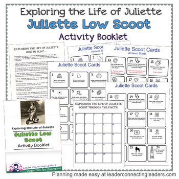 Preview of Juliette Gordon Low Scoot Game: Learn about her life in a fun way