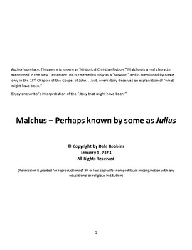 Preview of Julius - A Christian Fiction Story (Based on a New Testament Character)