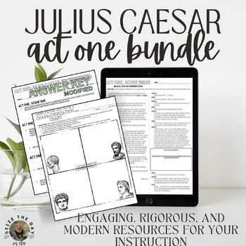 Preview of Julius Caesar: Act 1 Bundle