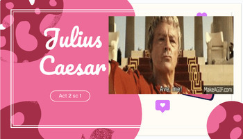 Preview of Julius Caesar Act 2 Bundle