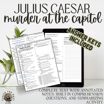 Preview of Julius Caesar: Act 3, Scene 1 -- Murder at the Capitol