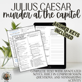 Julius Caesar: Act 3, Scene 1 -- Murder at the Capitol