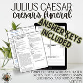 Julius Caesar: Act 3, Scene 2-- Caesar's Funeral