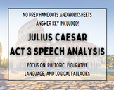 Julius Caesar: Act 3 Speech Analysis
