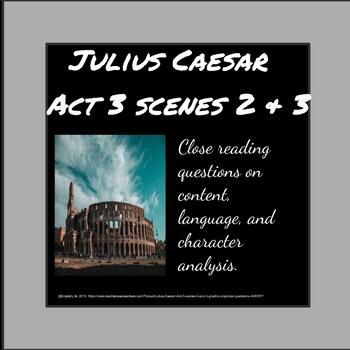 julius caesar act 3 game
