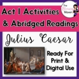 Julius Caesar Act I Abridged Readings and Activities