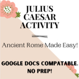 Julius Caesar Activity