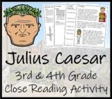 Julius Caesar Close Reading Comprehension Activity | 3rd G