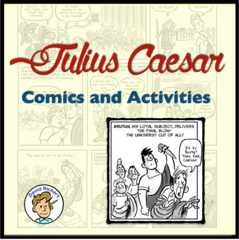 Preview of Julius Caesar Comics and Activities