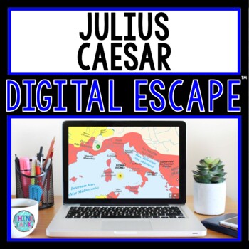 Preview of Julius Caesar DIGITAL ESCAPE ROOM for Google Drive® | Ancient Rome | Shakespeare