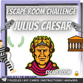 Preview of Julius Caesar Escape Room