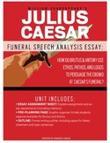 Julius Caesar Funeral Speech Essay