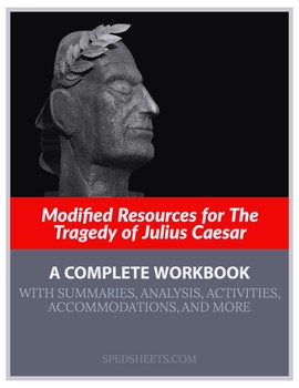 Preview of Julius Caesar Modified - A Complete Workbook