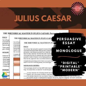 persuasive speech in julius caesar