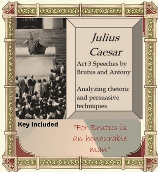 persuasive speech in julius caesar