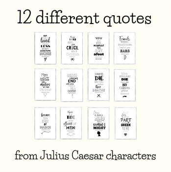 julius caesar quotes shakespeare