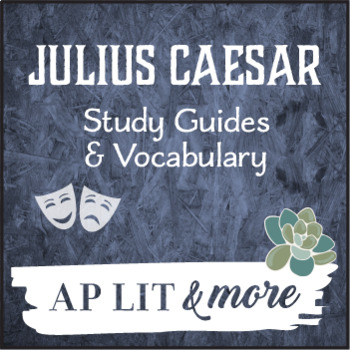 Preview of Julius Caesar Study Guides & Vocabulary