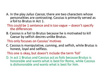 julius caesar shakespeare thesis