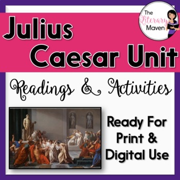 Preview of Julius Caesar Unit: Bundle of Activities and Abridged Readings