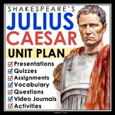 Julius Caesar Unit Plan -  Complete Drama Reading Unit for
