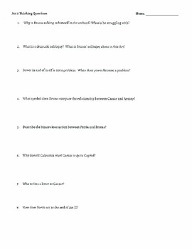 julius caesar critical thinking questions