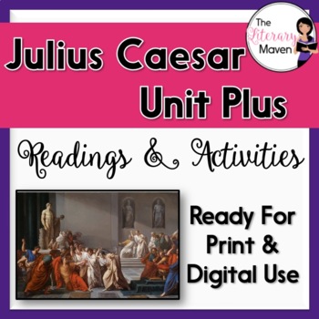 Preview of Julius Caesar Unit: Bundle PLUS of Activities and Abridged Readings