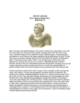 julius ceasar biography