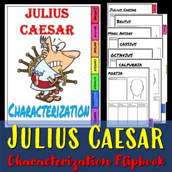 Preview of Julius Ceasar Interactive Characterization book