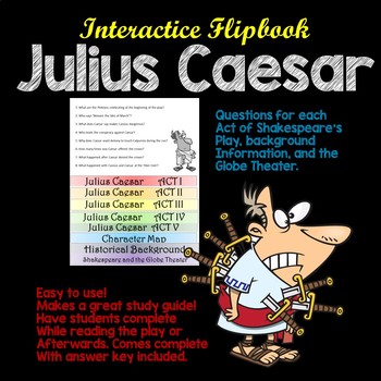 Preview of Julius Ceasar Interactive flipbook.