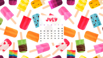 July 2022 Desktop Wallpaper FREEBIE by Erin Colleen Design | TPT