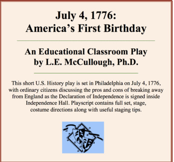 Preview of July 4, 1776:  America’s First Birthday
