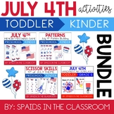 July 4th Bundle of Activities and Crafts for Toddlers, Pre