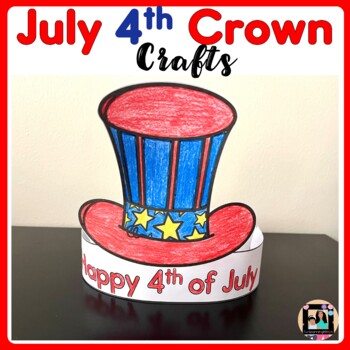 Preview of July 4th Crown Crafts | Summer Crafts