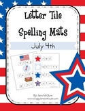 July 4th Letter Tiles Spelling Mat