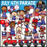 July 4th Parade Clip Art Set {Educlips Clipart}