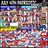 July 4th Patriotic Clip Art Bundle {Educlips Clipart}