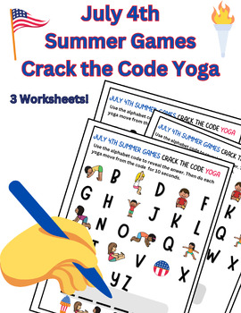 Preview of July 4th, Summer Games 2024 Crack the Code Yoga, OT, PT, Movement, Exercise
