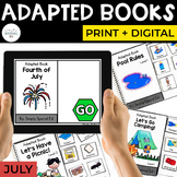 July Adapted Books | Print + Digital Bundle | Special Ed