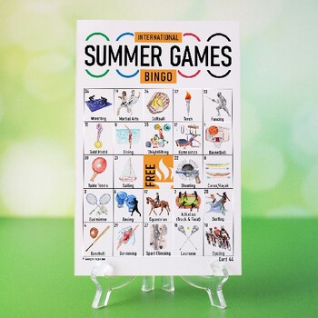 Preview of Summer Games Bingo - 50 Cards
