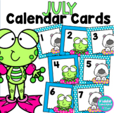 July Calendar Cards
