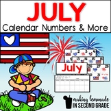 July Calendar Numbers & More