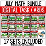July Digital Math Task Cards