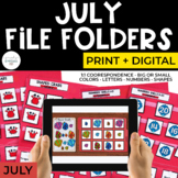 July File Folders Bundle for Special Education | Print + Digital