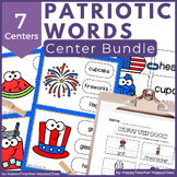 July Fourth Phonics Centers for 1st Grade - Patriotic Spel
