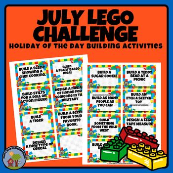 Preview of July Lego Challenge