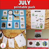 July Summer Activities Montessori Monthly Pack
