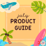 July Product Guide for First Grade, Kindergarten & Pre-K