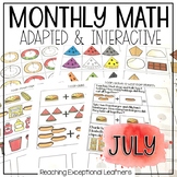 July Math for Special Education